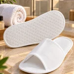 Kaymaz Taban Önü Açık Biyeli - Spa Terliği - Terlikon Otel SPA Terliği