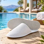 Tela Kaymaz Taban Otel Terliği -Terlikon